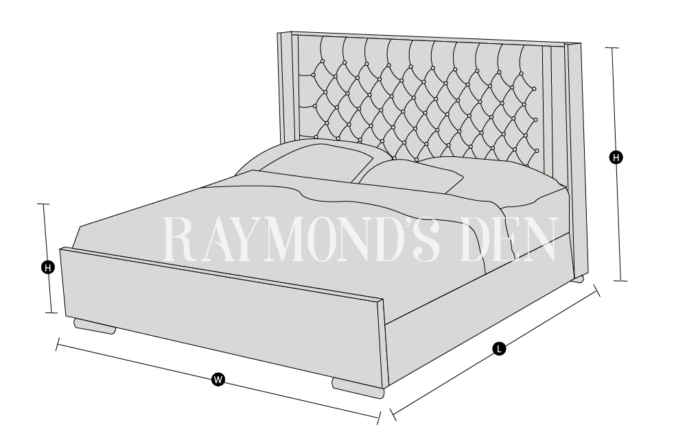 Bed Arena Technical Drawing Buckingham Range